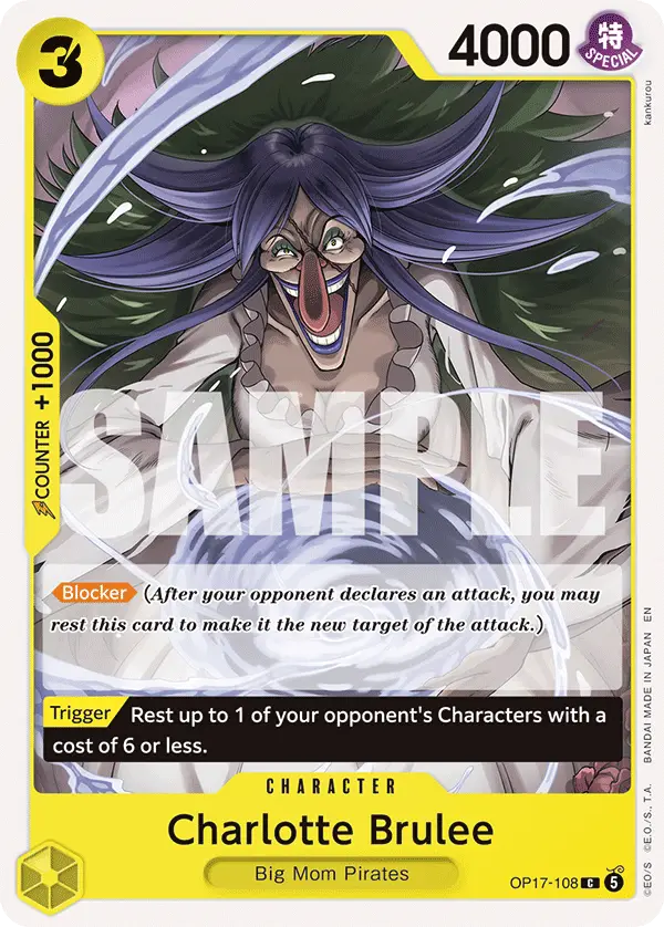 Charlotte Brulee, The World's Strongest Warriors OP17-108