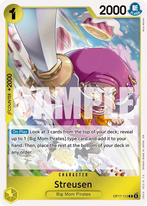 Streusen, The World's Strongest Warriors OP17-113