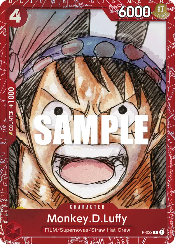 Monkey.D.Luffy (Premium Card Collection -ONE PIECE FILM RED Edition-), One Piece Promotion Cards P-022