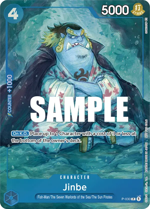 Jinbe (CS 2023 Event Pack Finalist Ver.), One Piece Promotion Cards P-030