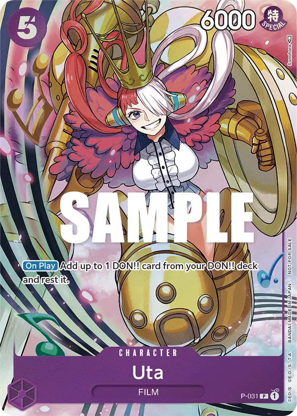 Uta (CS 2023 Event Pack Finalist Ver.), One Piece Promotion Cards P-031