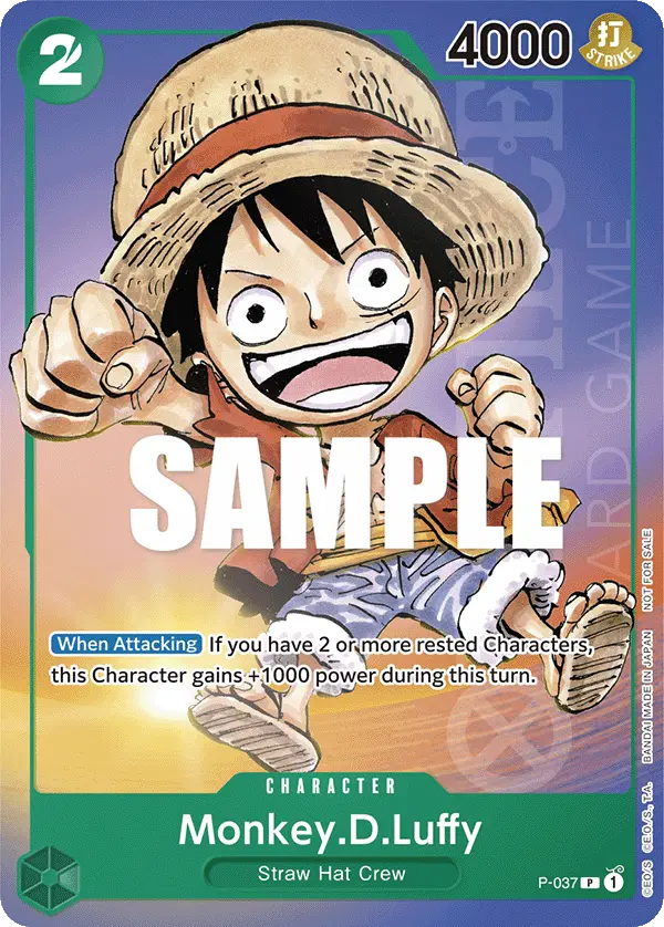 Monkey.D.Luffy (Gen Con 2023), One Piece Promotion Cards P-037