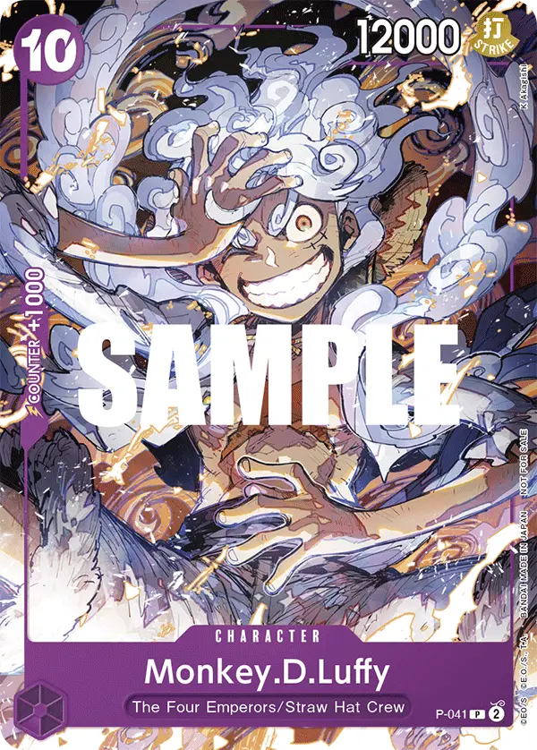 Monkey.D.Luffy, One Piece Promotion Cards P-041