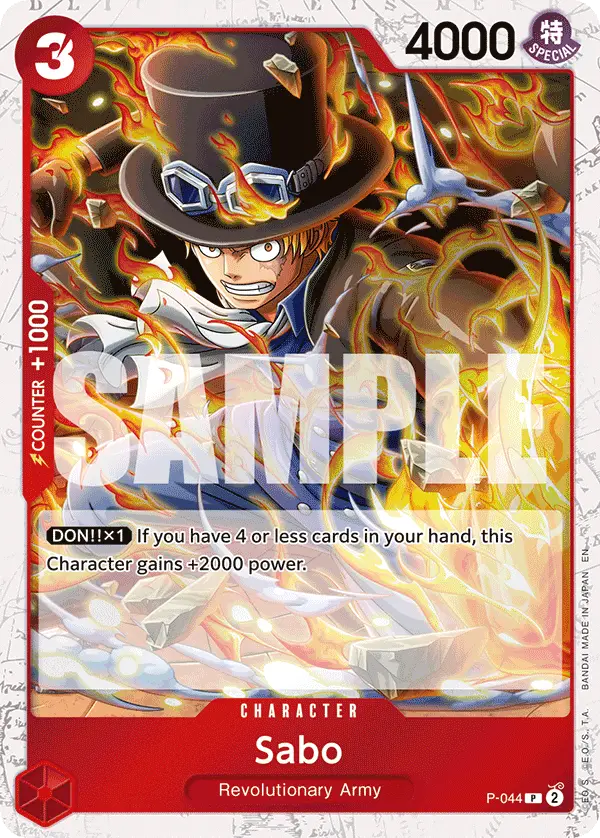 Sabo (Reprint), Premium Booster -The Best- Vol. 2 P-044