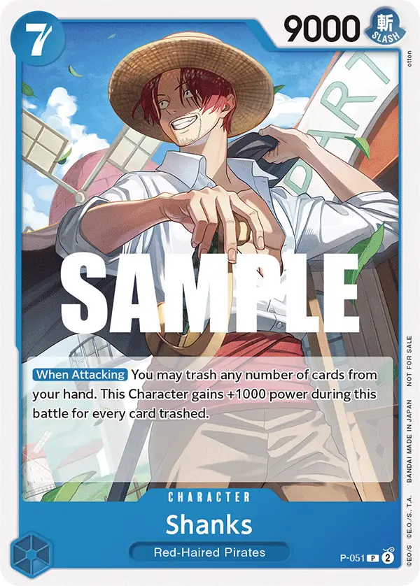 Shanks (Sealed Battle Kit Vol. 1), One Piece Promotion Cards P-051