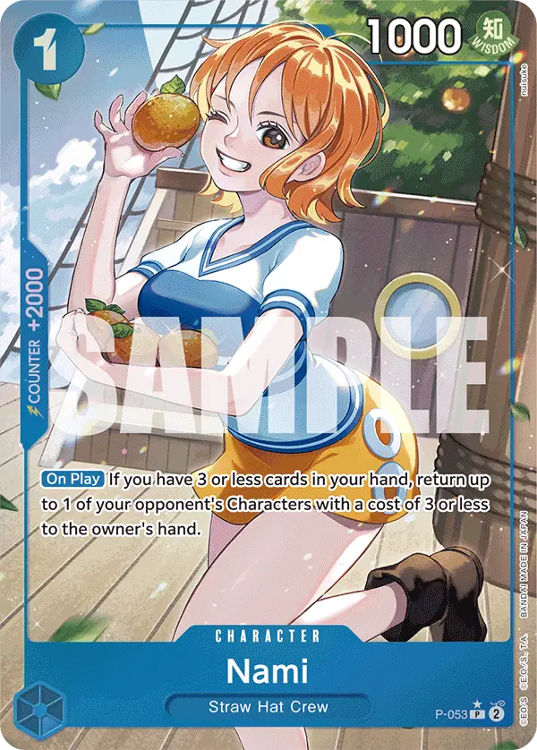 Nami (Full Art), Premium Booster -The Best- P-053