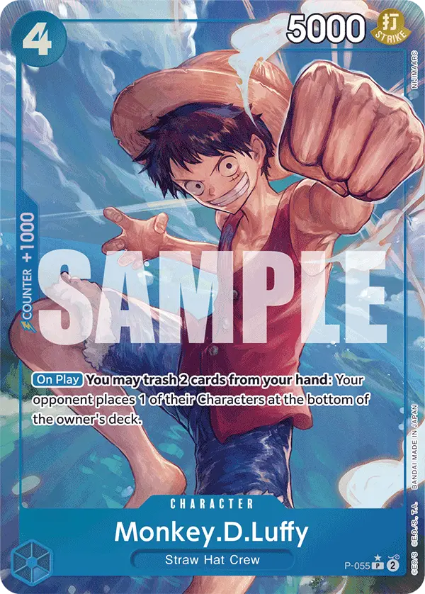 Monkey.D.Luffy (Full Art), Premium Booster -The Best- P-055