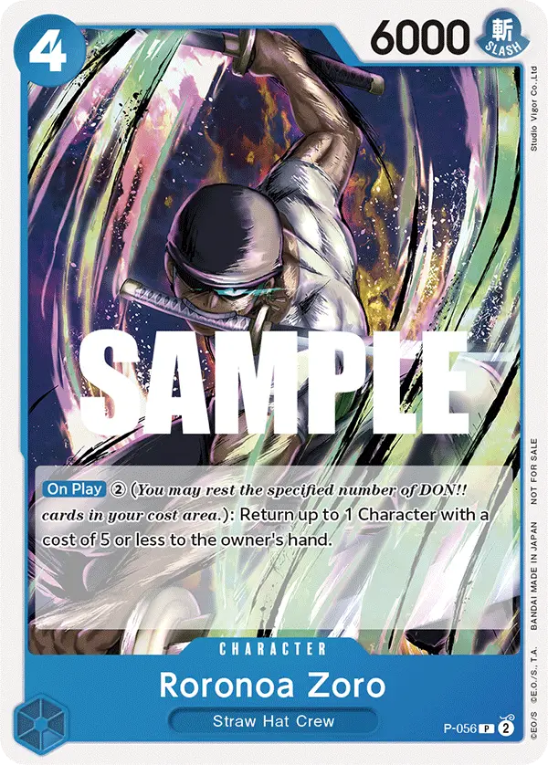 Roronoa Zoro (Nami Deck), Learn Together Deck Set P-056