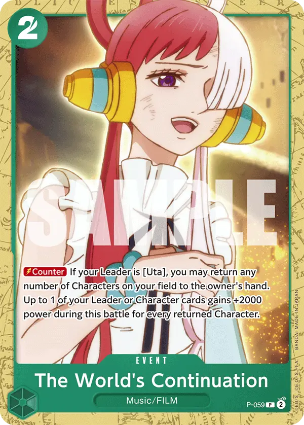 The World's Continuation, Starter Deck 16 GREEN Uta P-059