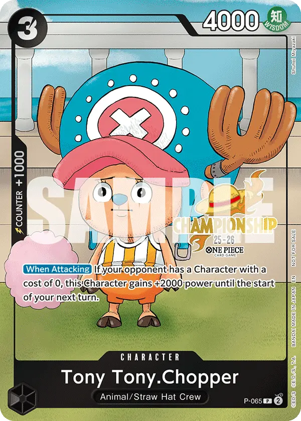 Tony Tony.Chopper (CS 25-26 Event Pack), One Piece Promotion Cards P-065