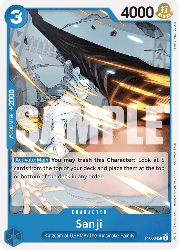 Sanji (Reprint), Premium Booster -The Best- Vol. 2 P-068