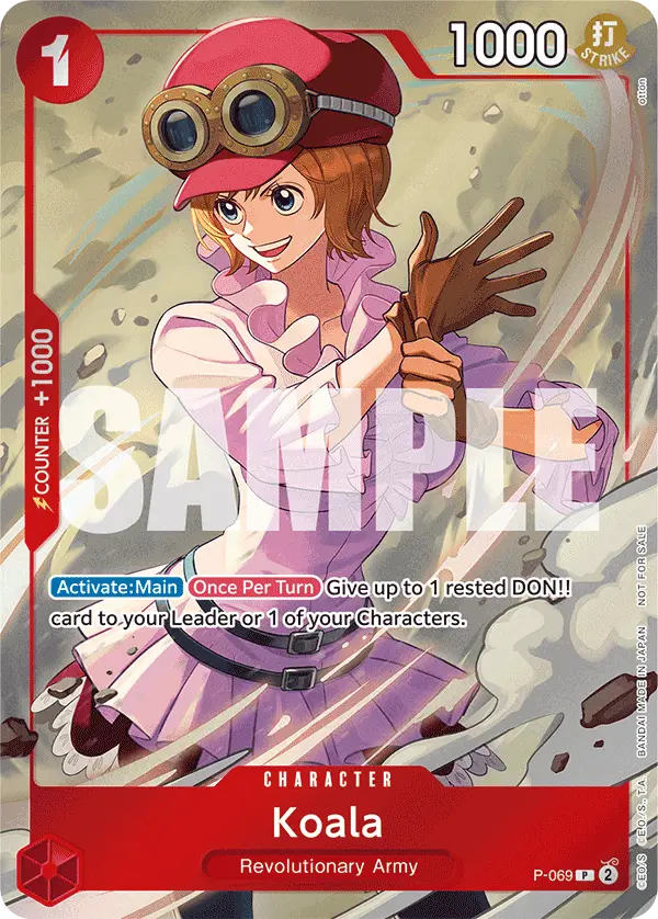 Koala (Luffy Deck), Learn Together Deck Set P-069