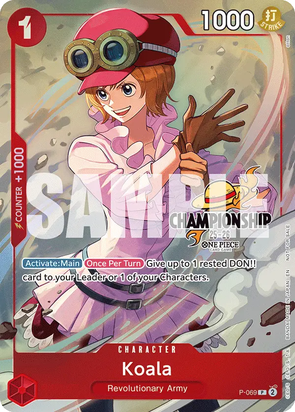 Koala (CS 25-26 Event Pack Finalist Ver.), One Piece Promotion Cards P-069