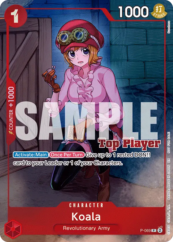 Koala (CS 25-26 Top Player Pack Vol. 2), One Piece Promotion Cards P-069