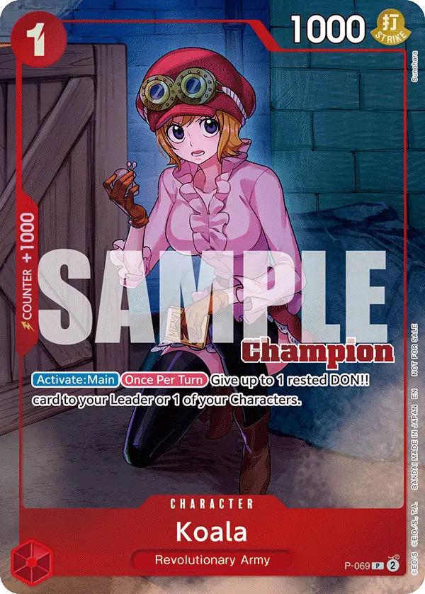 Koala (CS 25-26 Winner Card Set 2), One Piece Promotion Cards P-069