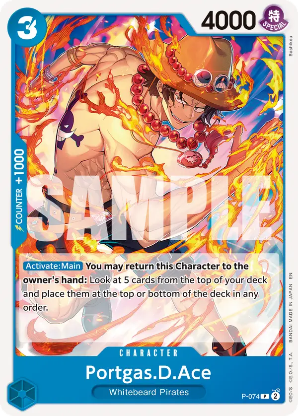 Portgas.D.Ace (Reprint), Premium Booster -The Best- Vol. 2 P-074