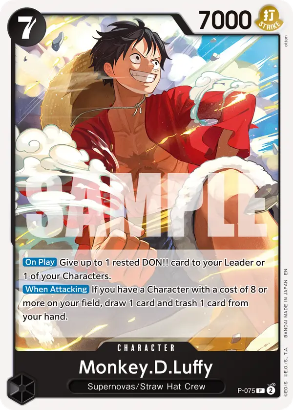 Monkey.D.Luffy (Reprint), Premium Booster -The Best- Vol. 2 P-075