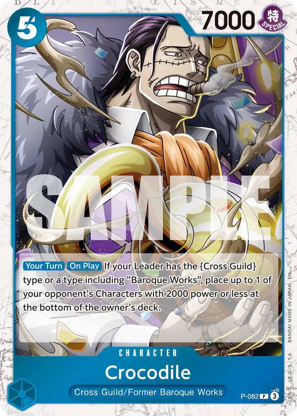 Crocodile (Pirate Foil), Premium Booster -The Best- Vol. 2 P-082