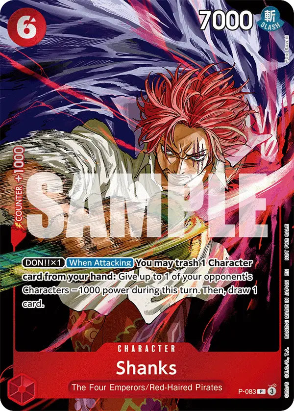 Shanks (Event Pack Vol. 6), One Piece Promotion Cards P-083