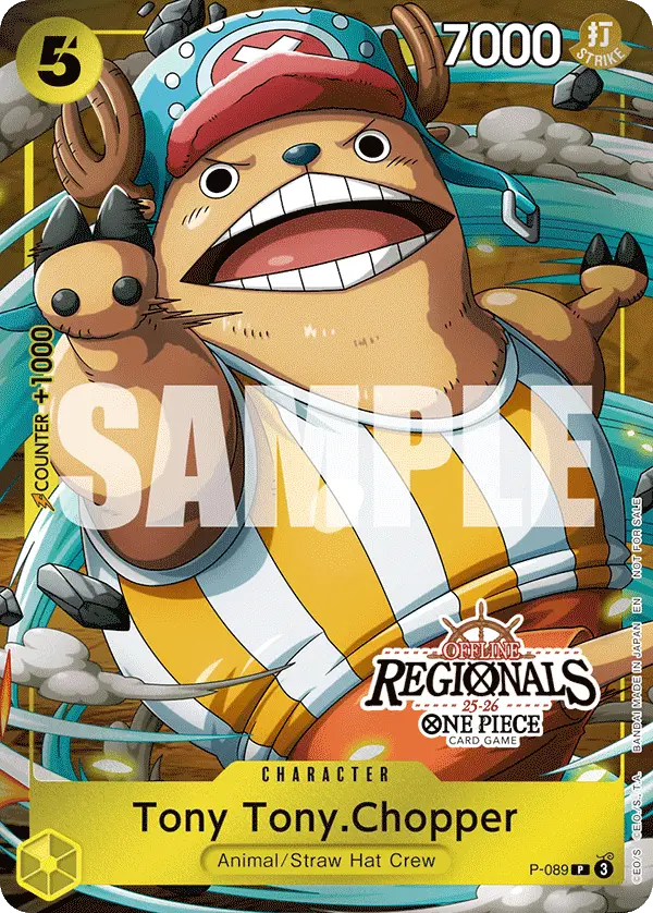 Tony Tony.Chopper (Offline Regional Participation Pack 2025 Vol.2), One Piece Promotion Cards P-089