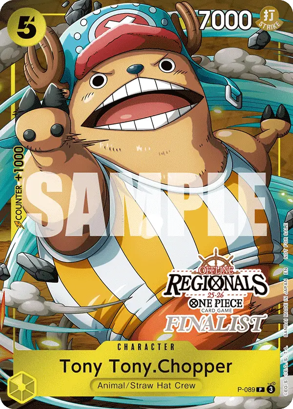 Tony Tony.Chopper (Offline Regional Finalist Card Set 2025 Vol.2), One Piece Promotion Cards P-089