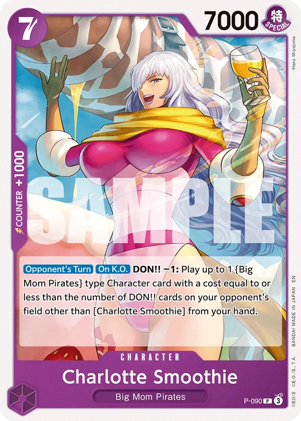 Charlotte Smoothie, Starter Deck 34 PURPLE Charlotte Katakuri P-090