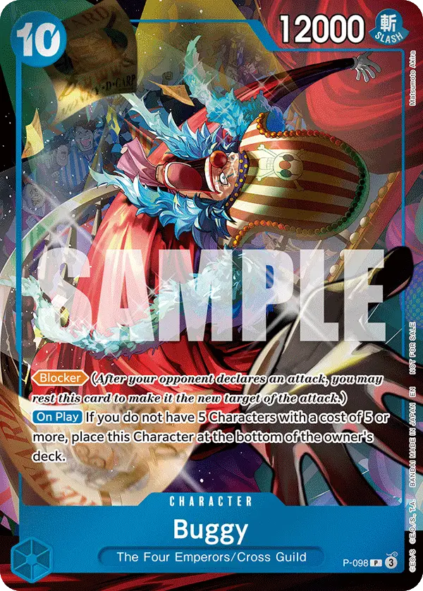 Buggy (CS 26-27 Event Pack), One Piece Promotion Cards P-098