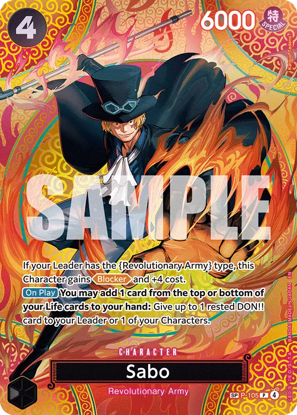 Sabo (SP), Adventure on Kami's Island P-105