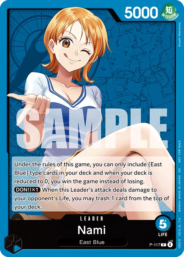 Nami, One Piece Promotion Cards P-117