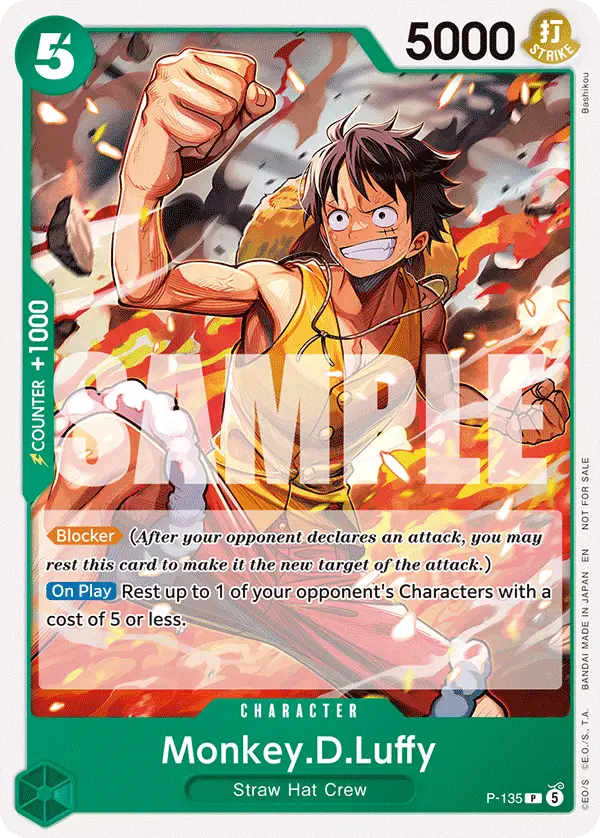 Monkey.D.Luffy (OP16 Release Event), One Piece Promotion Cards P-135