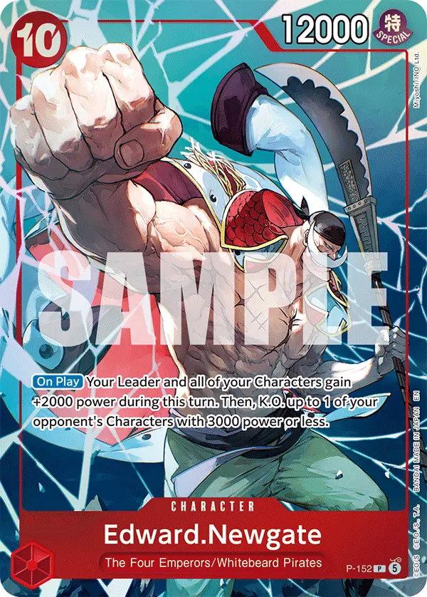 Edward.Newgate (Premium Card Collection -Flame-Flame Fruit Coliseum Edition-), One Piece Promotion Cards P-152