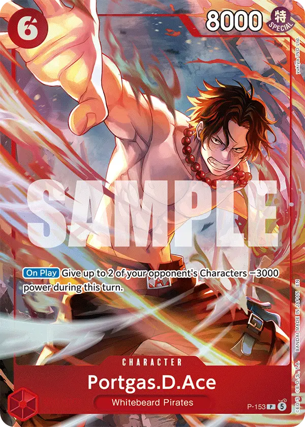 Portgas.D.Ace (Premium Card Collection -Flame-Flame Fruit Coliseum Edition-), One Piece Promotion Cards P-153