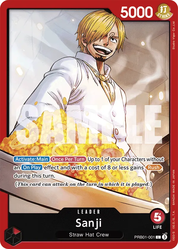 Sanji, Premium Booster -The Best- PRB01-001