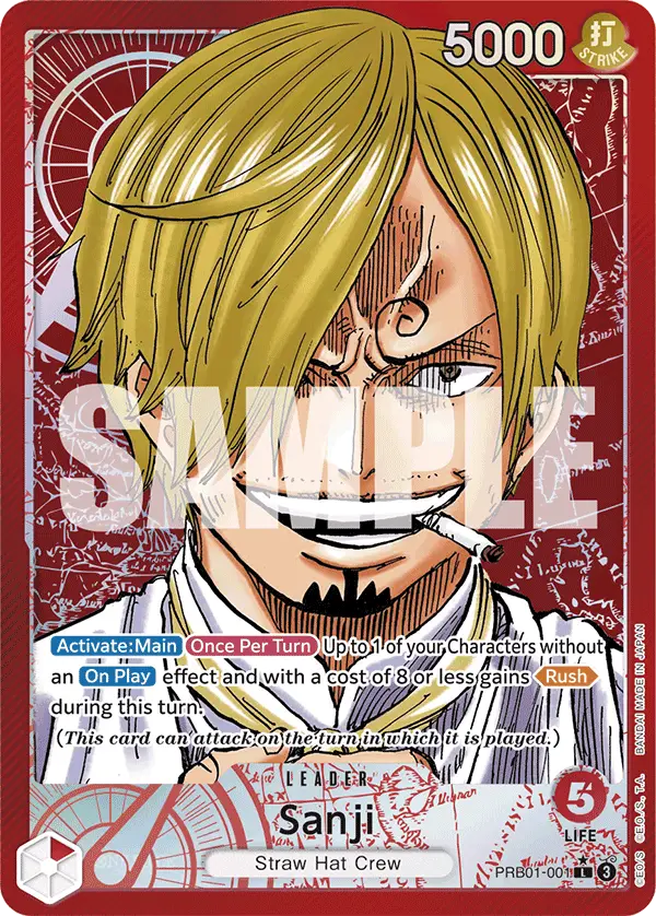 Sanji (Alt Art), Premium Booster -The Best- PRB01-001