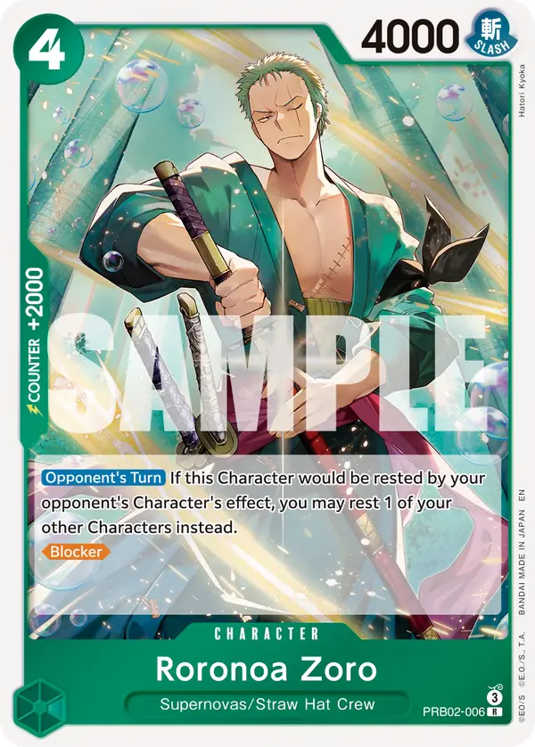 Roronoa Zoro, Premium Booster -The Best- Vol. 2 PRB02-006