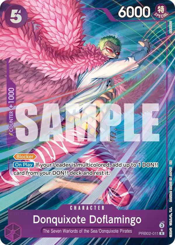Donquixote Doflamingo (Alt Art), Premium Booster -The Best- Vol. 2 PRB02-011