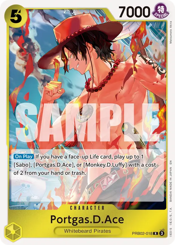 Portgas.D.Ace, Premium Booster -The Best- Vol. 2 PRB02-018