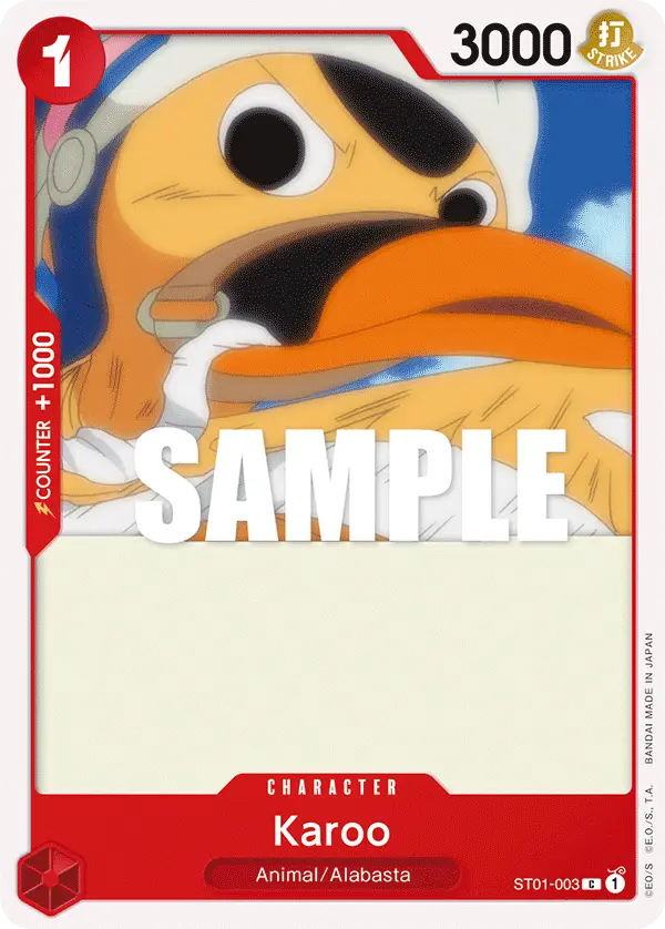 Karoo, Starter Deck 1 Straw Hat Crew ST01-003