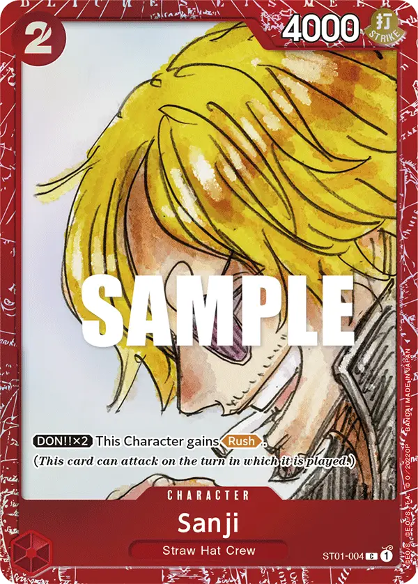 Sanji (Premium Card Collection -ONE PIECE FILM RED Edition-), One Piece Promotion Cards ST01-004