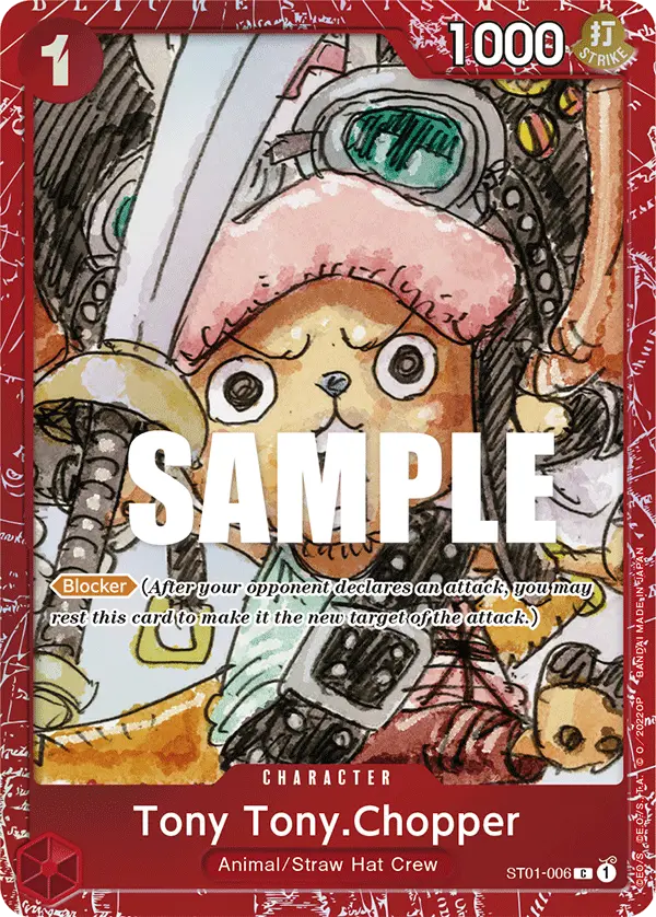 Tony Tony.Chopper (Premium Card Collection -ONE PIECE FILM RED Edition-), One Piece Promotion Cards ST01-006