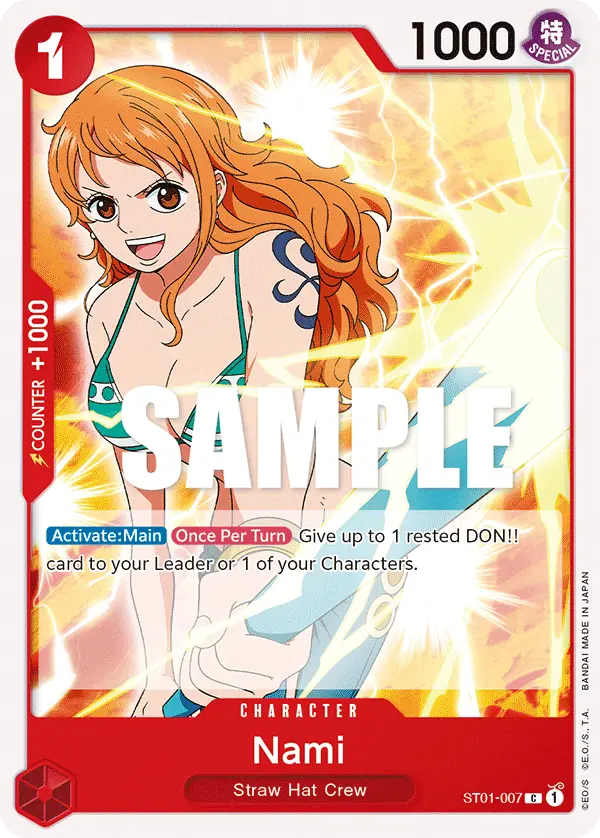 Nami, Starter Deck 1 Straw Hat Crew ST01-007
