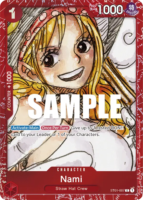 Nami (Premium Card Collection -ONE PIECE FILM RED Edition-), One Piece Promotion Cards ST01-007