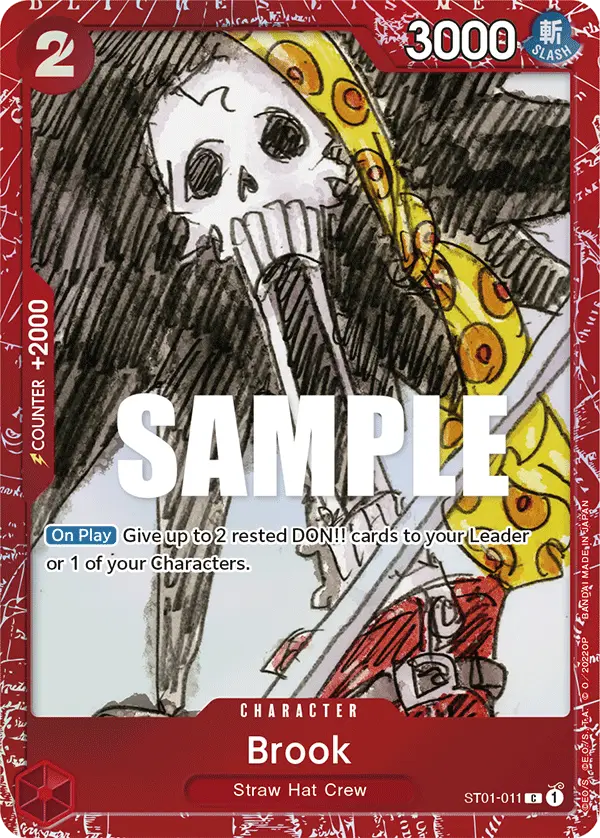 Brook (Premium Card Collection -ONE PIECE FILM RED Edition-), One Piece Promotion Cards ST01-011