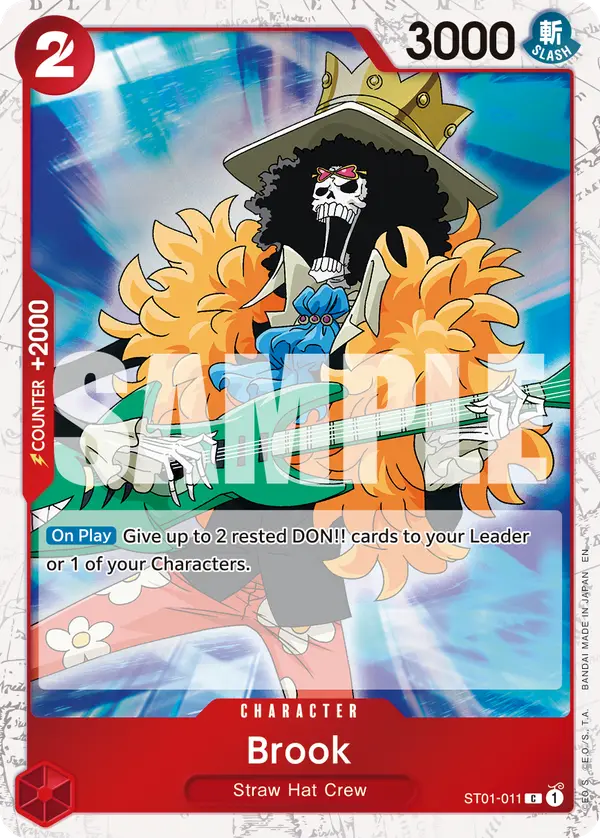Brook (Pirate Foil), Premium Booster -The Best- Vol. 2 ST01-011