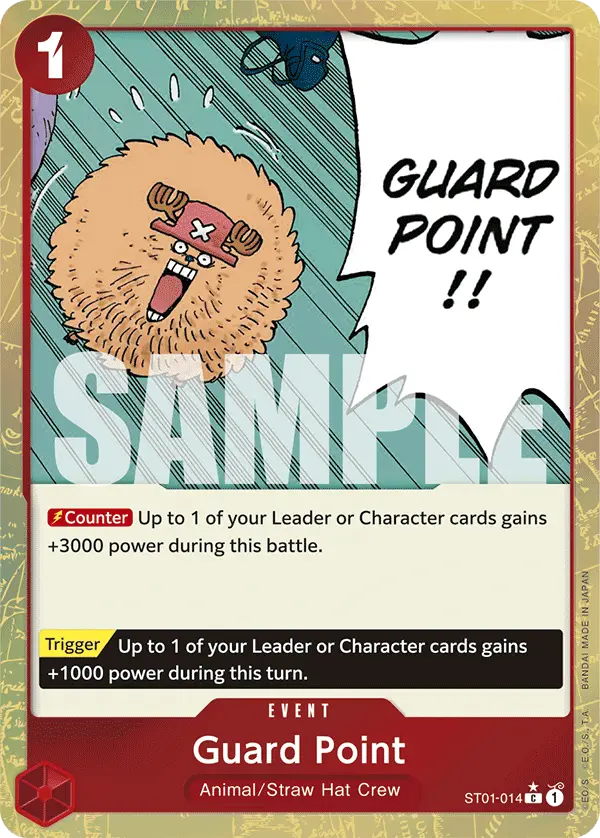 Guard Point (Textured Foil), Premium Booster -The Best- ST01-014