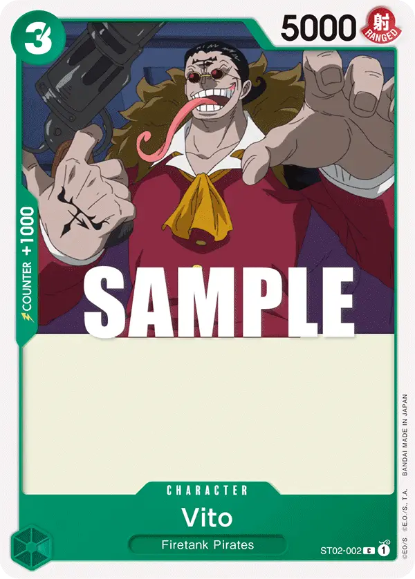 Vito, Starter Deck 2 Worst Generation ST02-002