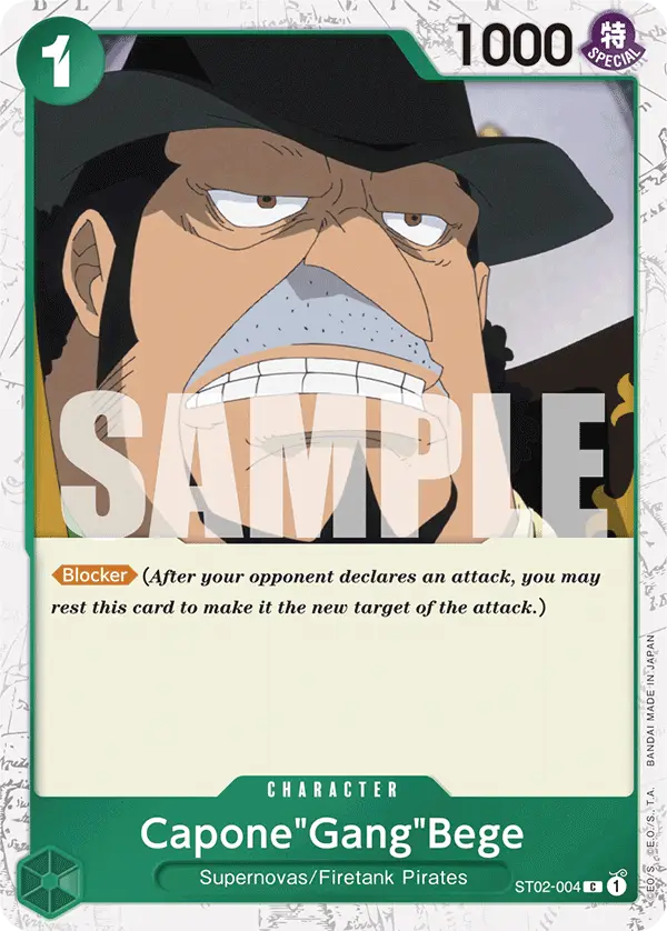 Capone"Gang"Bege (Jolly Roger Foil), Premium Booster -The Best- ST02-004