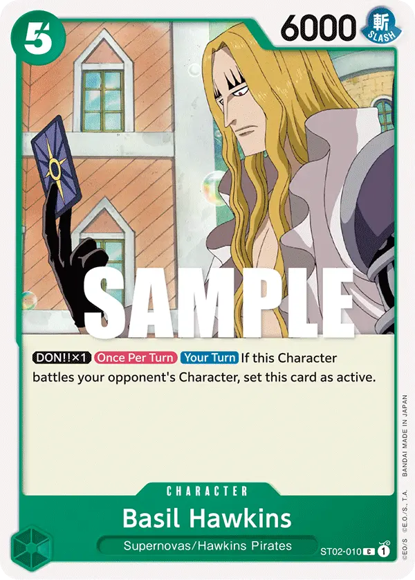 Basil Hawkins, Starter Deck 2 Worst Generation ST02-010