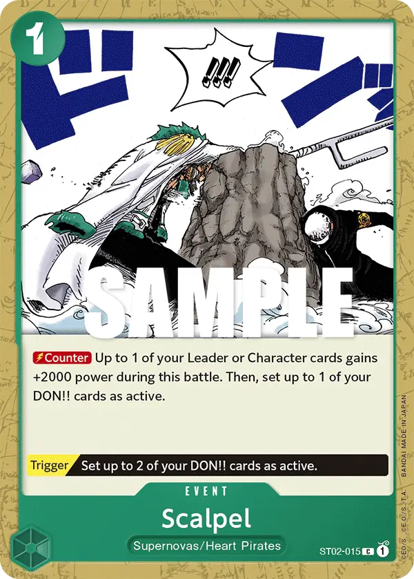 Scalpel, Starter Deck 2 Worst Generation ST02-015