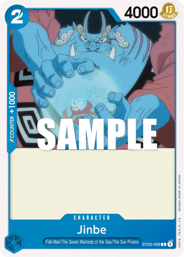 Jinbe, Starter Deck 3 The Seven Warlords of The Sea ST03-006